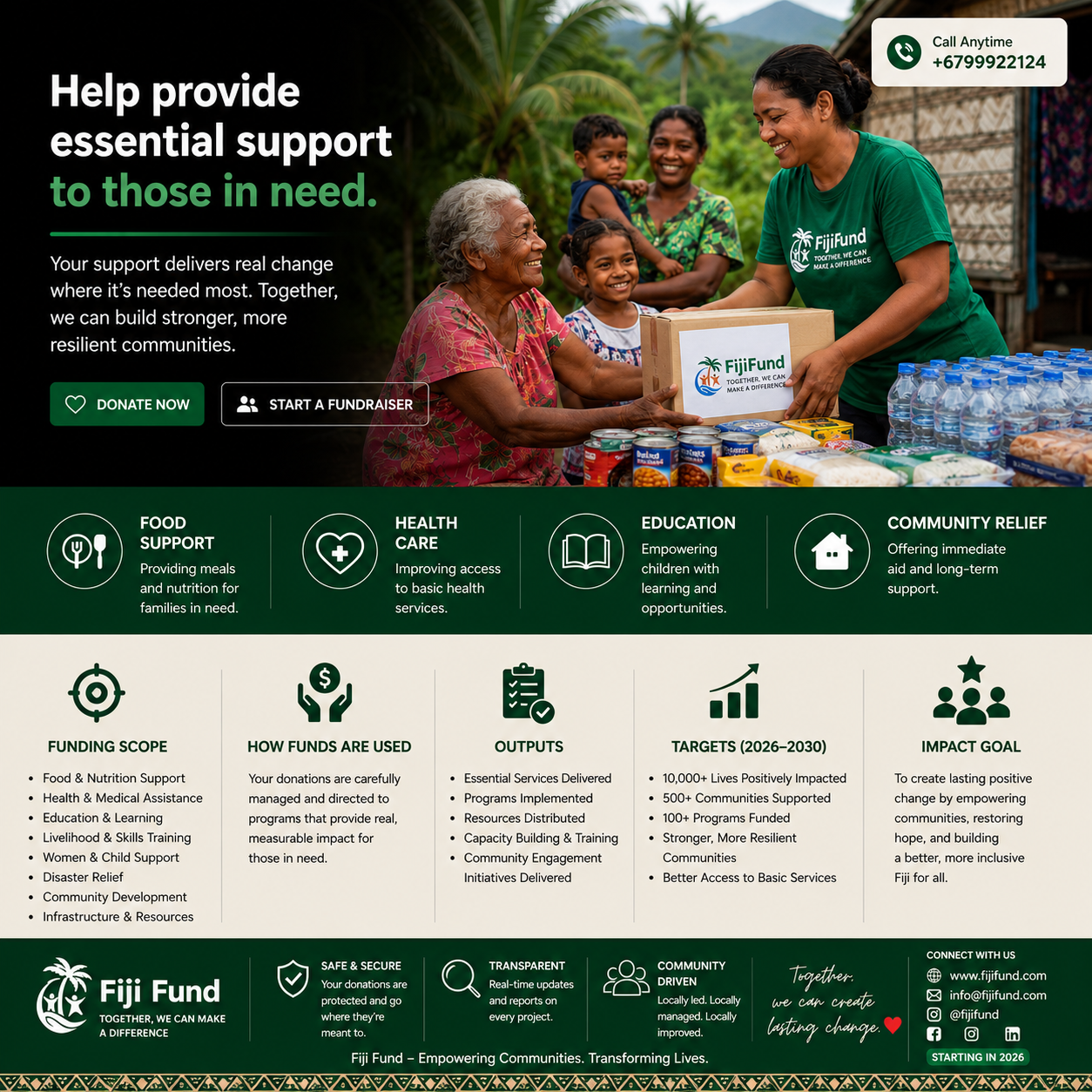 Help Provide Essential Support to Those in Need